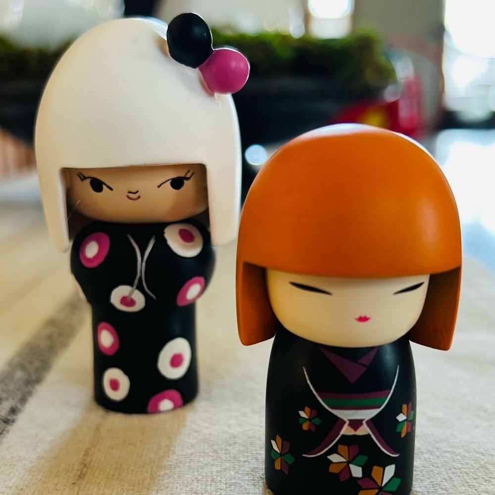 Kokeshi set Kimmidoll EMI 2009 and Momiji dance dance dance